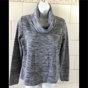 Columbia Cowl Neck Gray Sweatshirt Size Small